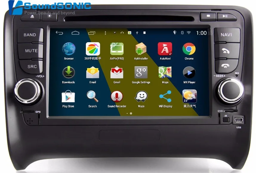 For Audi Tt Tts Mk2 2006 2012 Android 4.4 Autoradio Gps Navigation