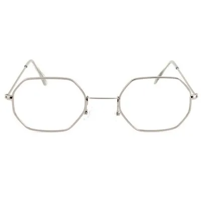 Новые солнцезащитные очки пилота женские мужские брендовые дизайнерские Винтажные Солнцезащитные очки Золотые прозрачные солнцезащитные очки сексуальные пара очков маленькие оттенки - Цвет оправы: silver clear lens