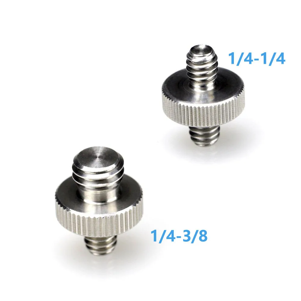 

New 1/4 Inch Schroef 1/4" Screw 1/4 "tot 3/8" Schroef Adapter Voor Camera Bracket Statief Monopod Quick Release Plate