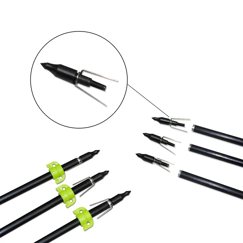 

6/12 pcsl 80cm Hunting Fishing Arrows 8mm Fish Archery Arrows for Hunting Compound / Recurve Bow Fishing Slingshot