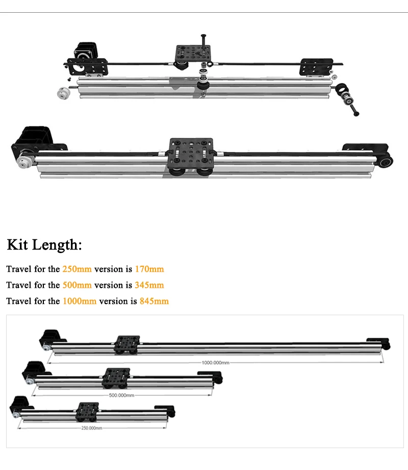 Belt Driven Linear Actuator Kit 00-2