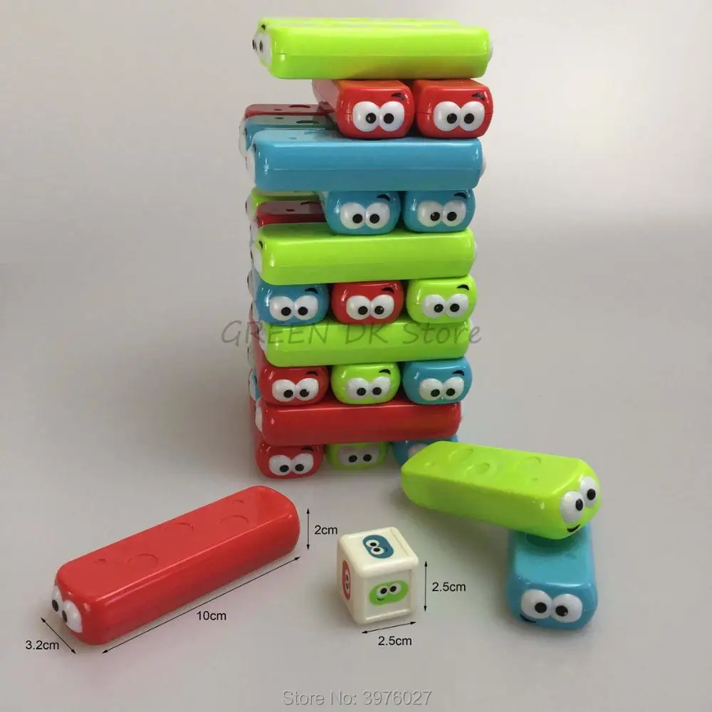 Stackers Brick tower stacking game 30pcs of bricks Family Fun game toys