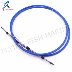 Boat Motor Steering System Outboard Engine ABA-CABLE-10-GY Remote Control Throttle Shift Cable 10ft for Yamaha 3.048m Blue Boat Motor Steering System Outboard Engine ABA-CABLE-10-GY Remote Control Throttle Shift Cable 10ft for Yamaha 3.048m Blue
