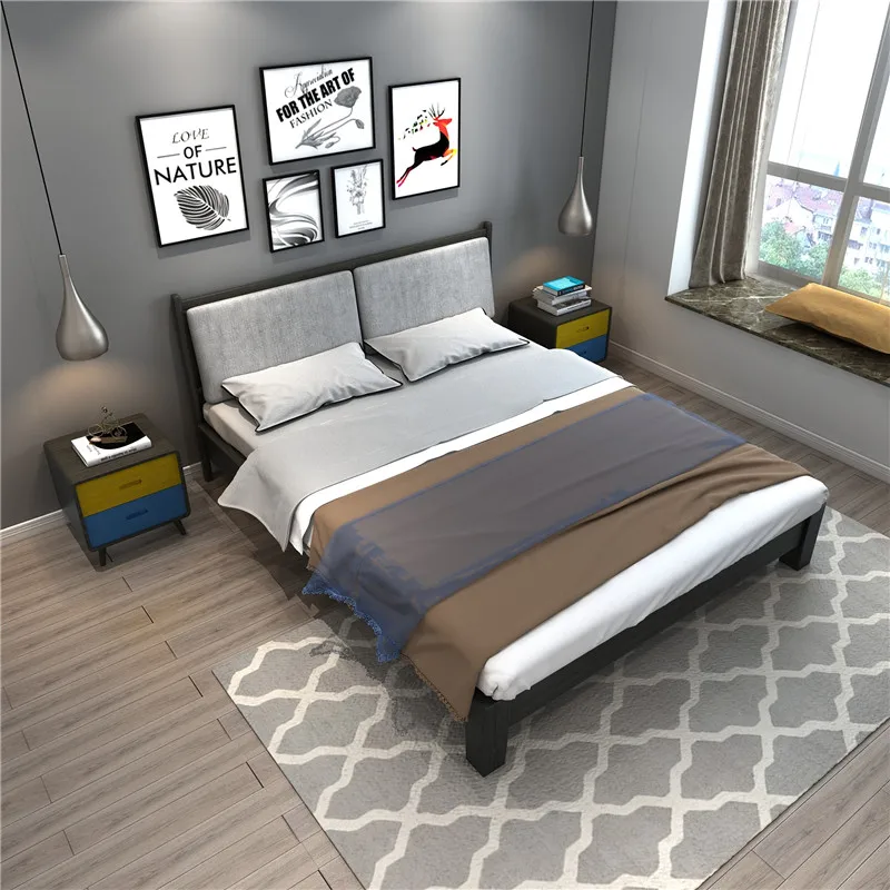 

CBMMART Luxury bedroomset wooden bed furniture