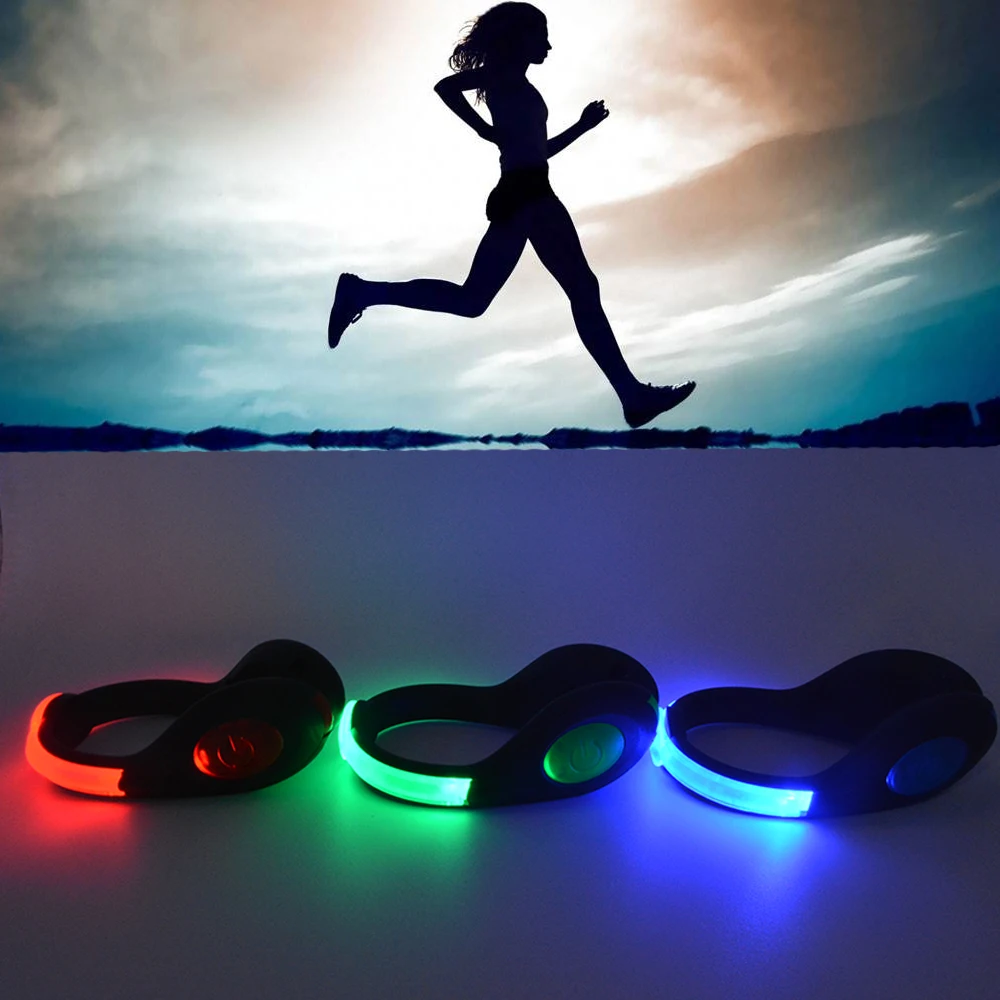 Outdoor Novelty Lamps LED Luminous Safety Night Running Shoe Clips