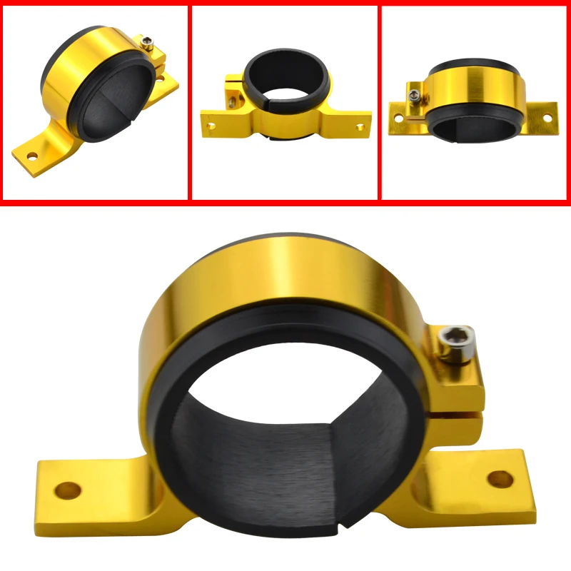 Aluminum Single Fuel Pump Bracket / Fuel Filter Bracket 60 Mm For Bosch