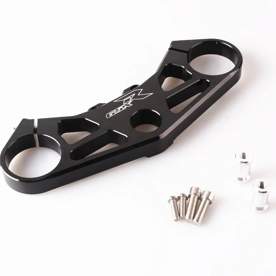 

CNC Aluminum For Suzuki GSXR 1000 2005 2006 Motorcycle Front Fork Lowering Triple Tree Upper Top Clamp Black