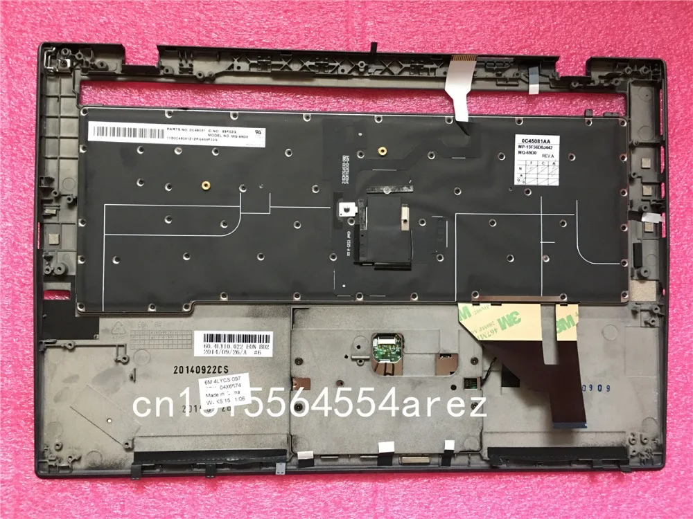 Новый и оригинальный ноутбук Lenovo ThinkPad X1 CARBON 2nd Gen Тип 20A7 20A8 Подставка для рук