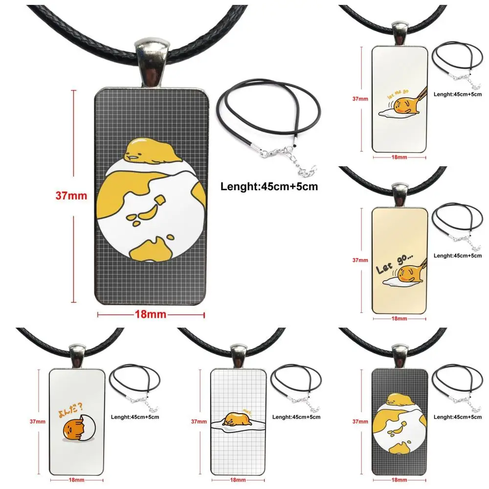 Женский подарок милое винтажное ювелирное изделие Gudetama Lazy Egg стальное цветное