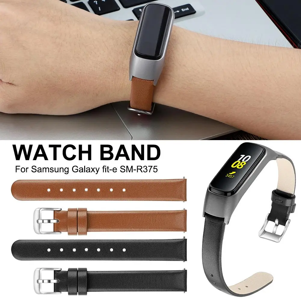 

Leather Wrist Strap Adjustable Replacement Wrist Strap Wristband For Samsung Galaxy Fite SMR375 Smart Bands Accessories