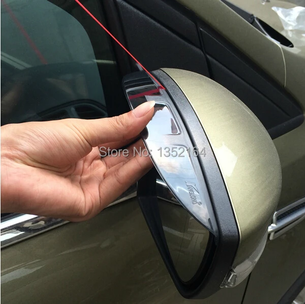 Авто зеркало заднего вида дождь щит дефлектор для Skoda YETI, ABS, 2 шт./лот, стайлинга автомобилей