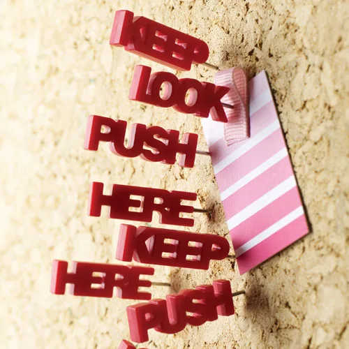 

Individual Word Thumbtack 20PCS Office Binding Supplies Pin Cork Wall Nails Photo Wall Studs Creative Stationery