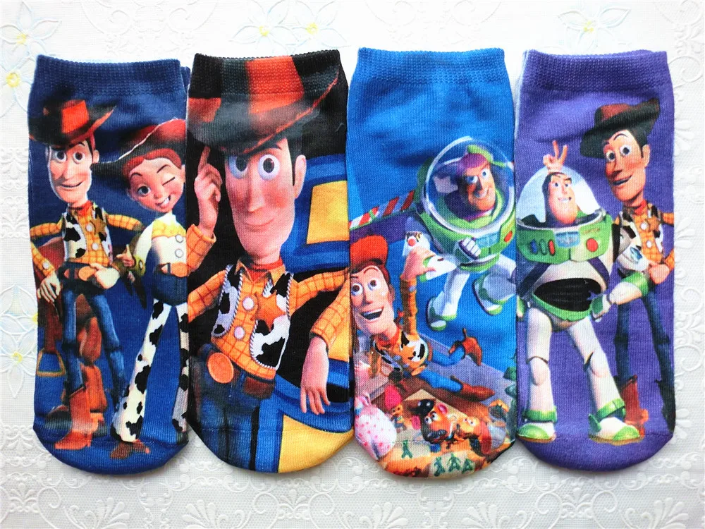; детские носки для мальчиков и девочек, милые носки с изображением персонажей мультфильма, 12 пар/лот для маленьких принцесс, сетчатые, 3D носки с принтом детские носки игрушки зимняя От 1 до 8 лет