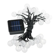Светодиодный Рождественский светильник Солнечная светодиодная световая цепь солнечные декоративные светильники для украшения сада пейзаж-30 светодиодный