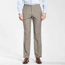 Мужские бежевые Роскошные коммерческие брюки в западном стиле, серые брюки, высококачественные товары для свадьбы или мужские брюки на заказ