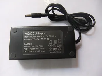 

12V/5A/60W Switch mode LED power adaptor,AC100-240V input