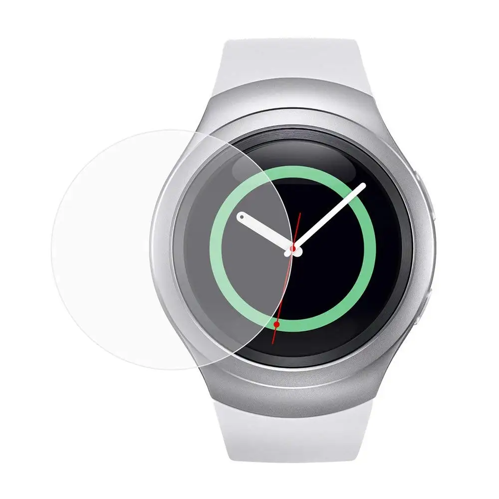 2 упаковки Защитная пленка для смарт часов Samsung Gear S3 Frontier/Classic закаленное стекло 9H