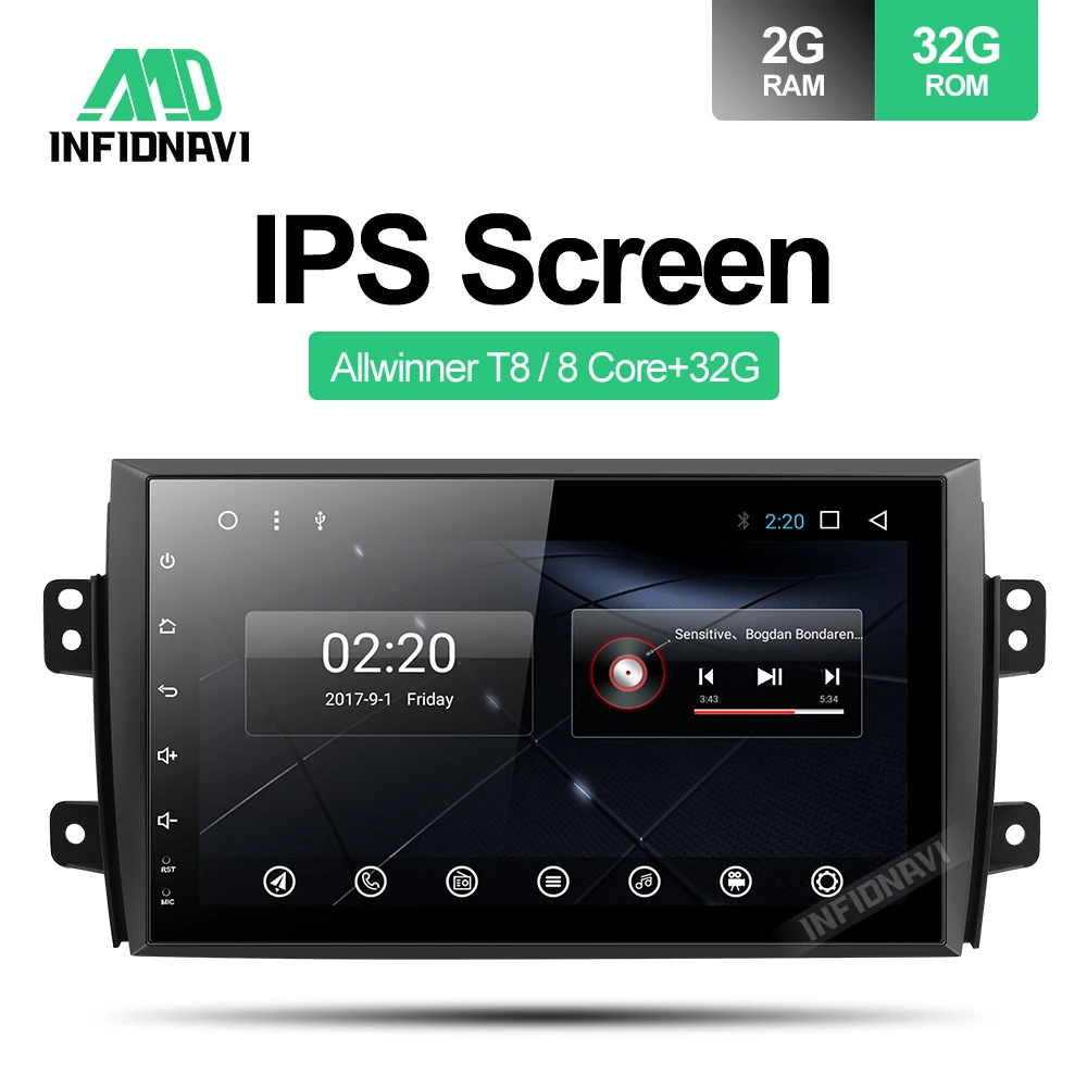 Best android 9.0 car dvd for Suzuki SX4 2007-2013 gps navigation car radio video stereo multimedia player octa core IPS screen 0 Best android 9.0 car dvd for Suzuki SX4 2007-2013 gps navigation car radio video stereo multimedia player octa core IPS screen 0
