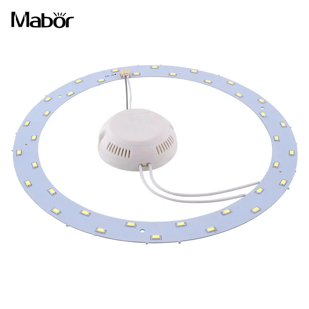 

18W 36 LED Panel Circle Annular Home Practical Ceiling Light 220V Pure White Panel Circle Annular Ceiling Light Home Decor