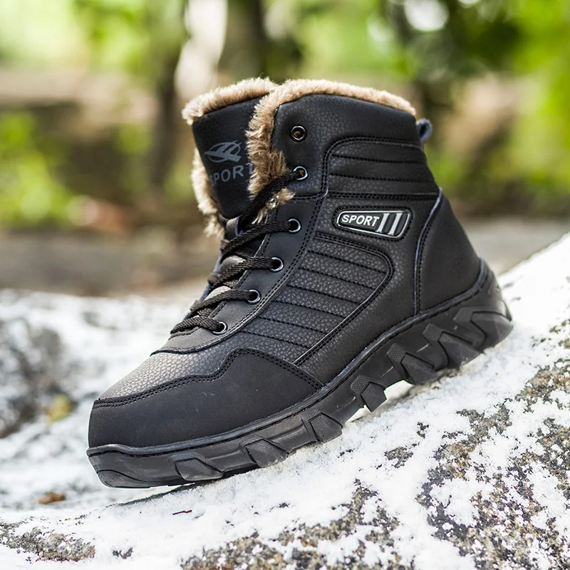 

Winter Waterproof Hiking Shoes Men Climbing Mountain Outdoor Sport Boots Lace Up Hiking Sneakers High Quality Trekking Shoes Man