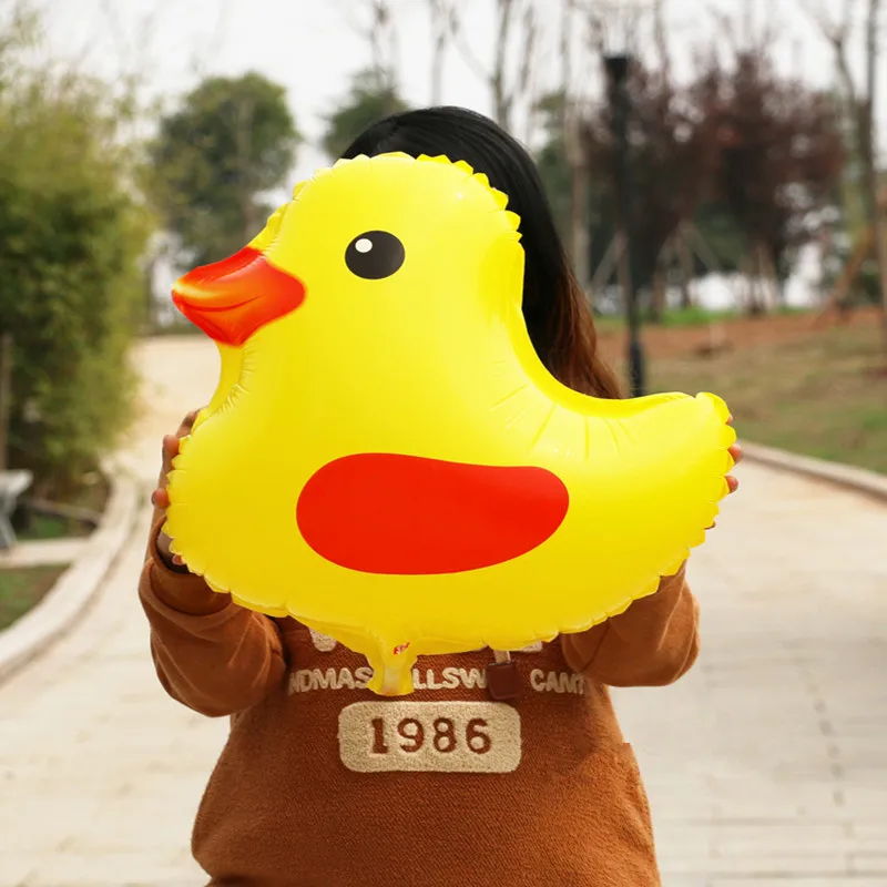 58*50cm cute duck Balloon Aluminum Foil Helium Balloons Birthday