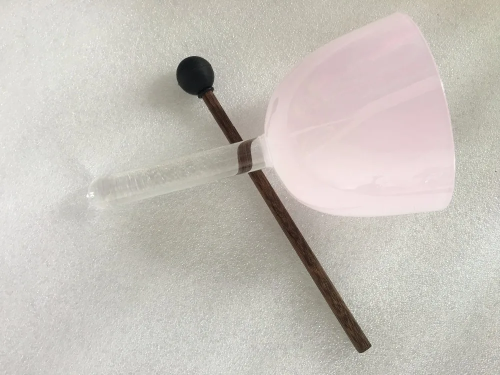 

crystal singing bowl with handle as practitioner 5th octave any ONE musical note of CC#DD#EFF#GG#AA#B