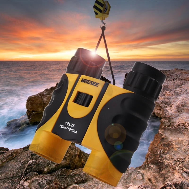 Free shipping 10X25 waterproof binoculars telescope for travel binoculars hot selling Travelling Camping Telescope Bird Watch