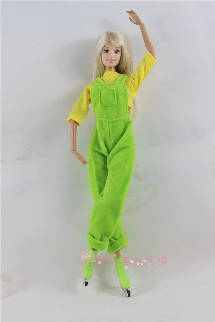 10 шт./партия платье для куклы Повседневная одежда юбка брюки жилет джинсовое Пальто Аксессуары для кукольного домика Одежда для куклы Барби