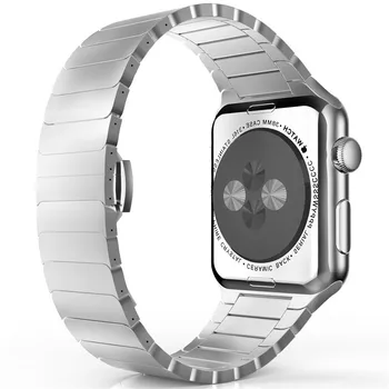 

Stainless Steel Strap Watchbands for Apple watch Series 5/4 Band 44mm 40mm 38mm 42mm Metal Bracelet for iWatch Series3/2/1