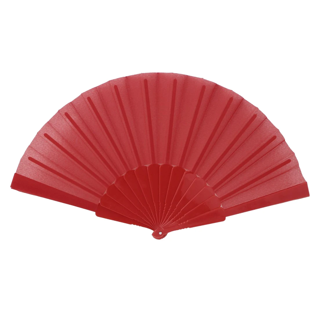 Plastic Japanese Style Handheld Folding Hand Fan Party Gift Redin DIY