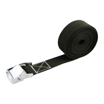 

1-3 M Width Nylon Pack Cam Tie Down Strap Lash Luggage Bag Belt Metal Buckle 25mm
