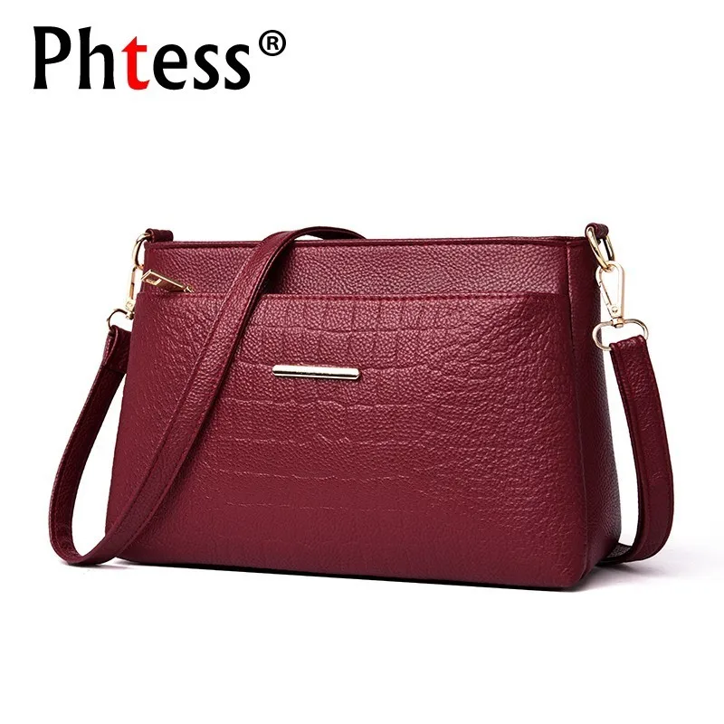 Ceny 2019 kobiety Messenger torby w stylu Vintage skórzana torba na ramię kobieta Sac główna Crossbody torby dla kobiet torebki luksusowe projektant nowy