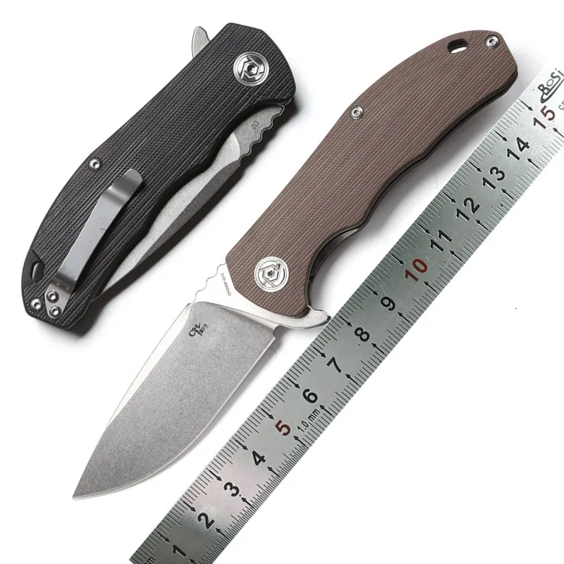 CH3504 складной нож для мытья камня D2 лезвие G10 ручка Походный Открытый нож охотничьи Тактические Ножи для выживания EDC ручные инструменты