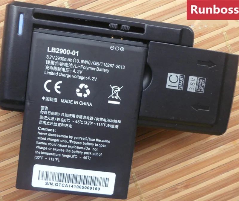 

Runboss LB2900-01 Battery For VIVO Pocket Rounter LH91 Mobile Wifi Modem MIFI900 MIFI CM510 MIFI-CM510 Battery With Charger