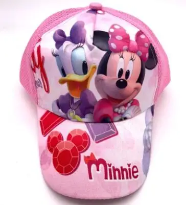 

Retail 1 pcs Mickey Minnie Superhero Anime kitty Hat Cap Adjustable Cosplay Mesh Baseball Caps Children Gift G6