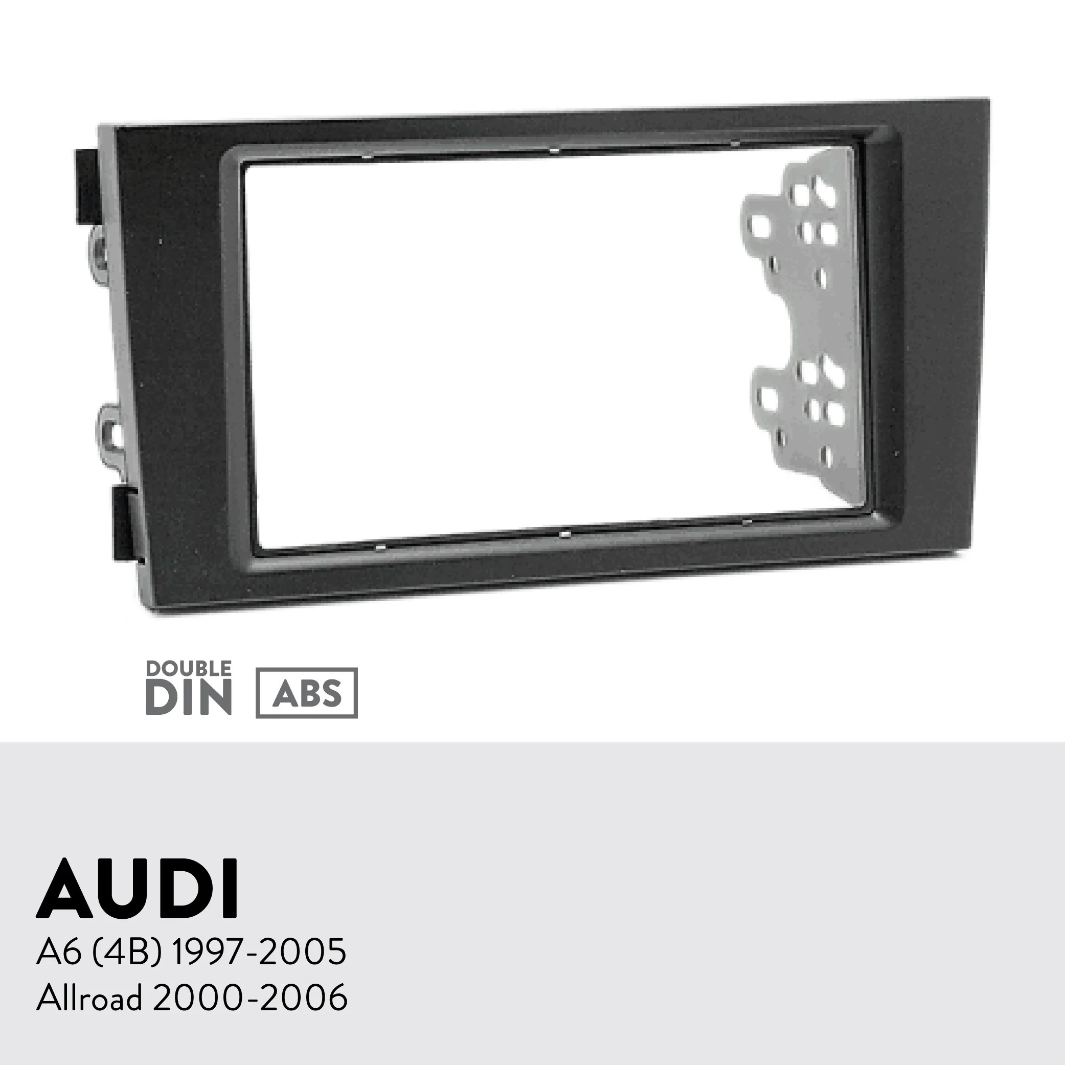 2DIN Автомобильная панель радио для Audi A6(4B) 1997-2005; Allroad 2000-2006 Dash монтажный комплект переходная Лицевая панель Адаптер крышка рамка