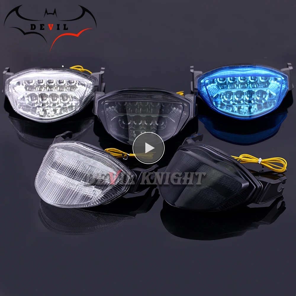Для Suzuki GSXR 1000 GSXR1000 фонарь K5 K6 2005 2006 задний Тормозные Сигналы поворота встроенный СВЕТОДИОДНЫЙ светильник