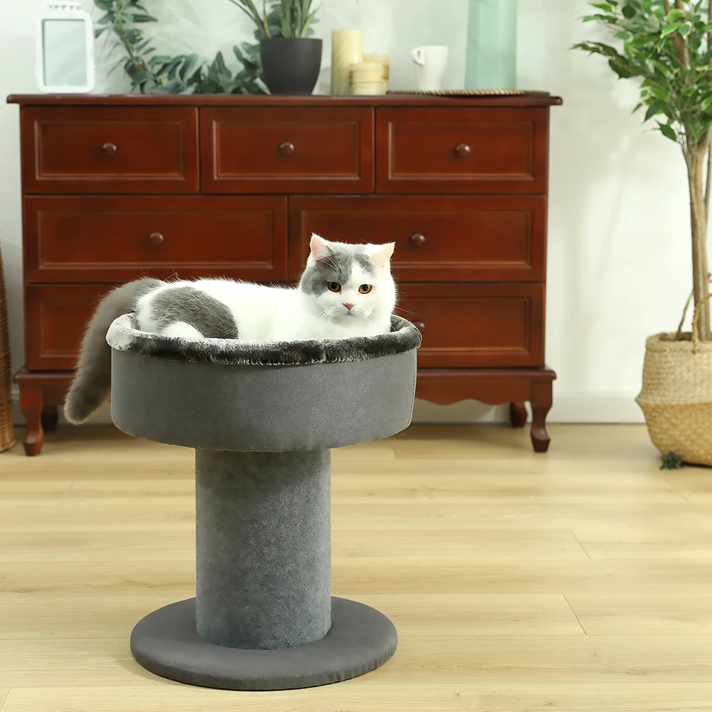 Кошка дерево башня квартира роскошный мягкий кот спальный дом кровать со съемным ковриком котенок прыжки и скалолазание мебель игрушка