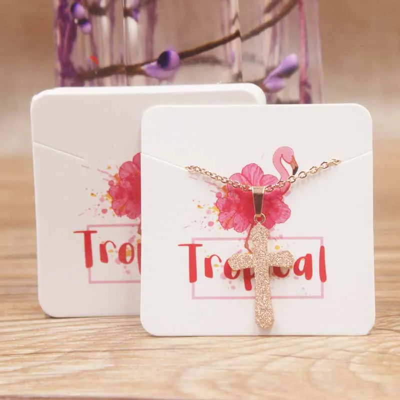 new arrival marble 5*5cm elegant jewelry necklace pendant package card50pcs+50pcs 3*3cm cute stud earring display card per lot discount Jewelry Packaging & Displays