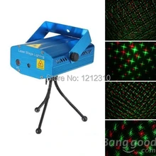 Высокое качество нового Синий Мини светодиодный лазерный проектор с розничной коробкой для дискотеки, клуба этап домашнее освещение