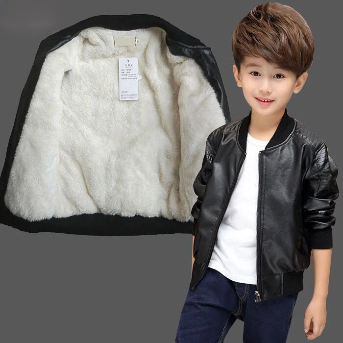 INS для маленьких мальчиков искусственная(-ый) куртки, утепленные вельветовые зимние штаны От 1 до 13 лет с резьбой объемная куртка с тиснением Всесезонная одежда для - Цвет: black-velvet