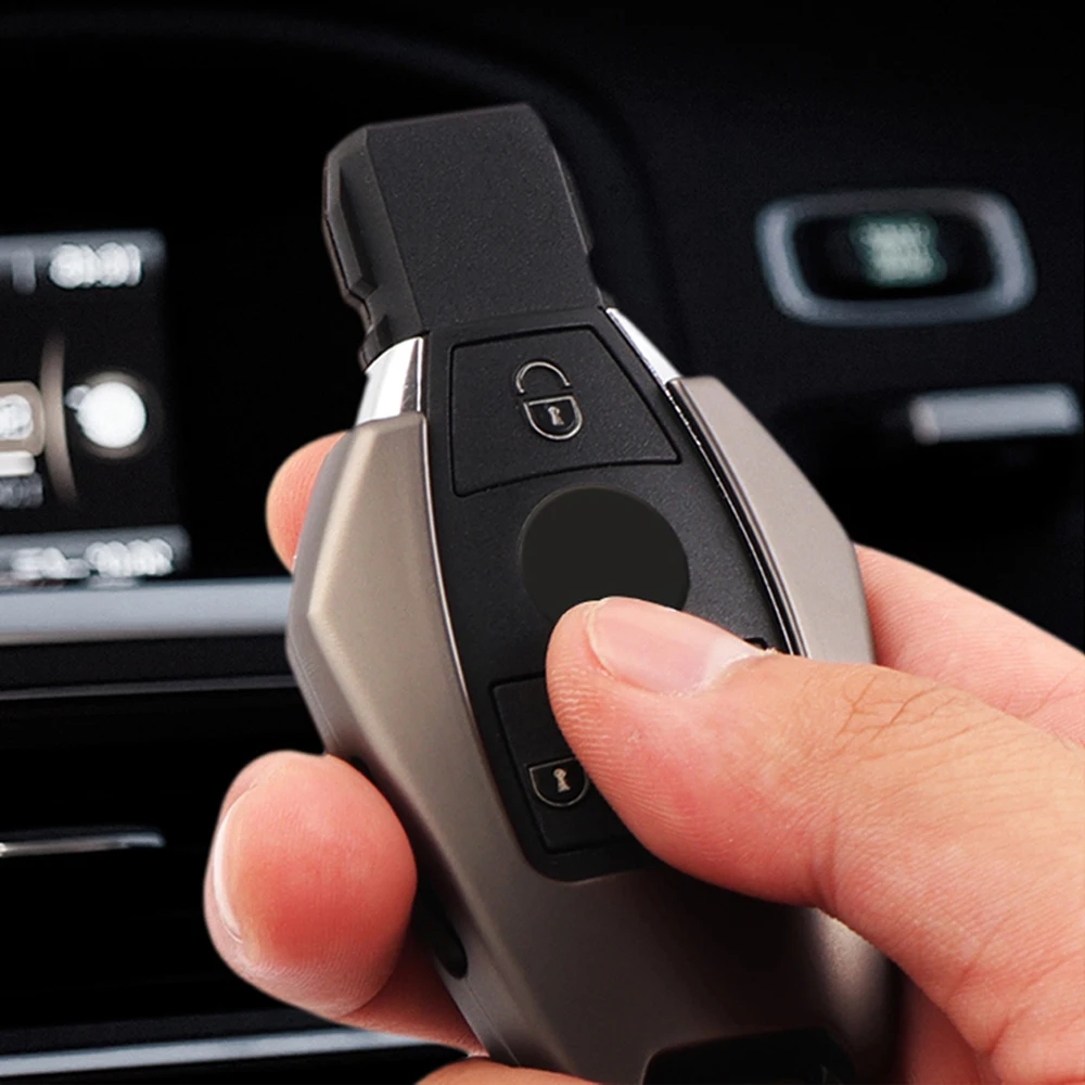

New 3 Buttons Remote Car key Shell Zinc Alloy Key Cover Case For Mercedes Benz C S E Class W210 W212 W221 W222 W251 W463
