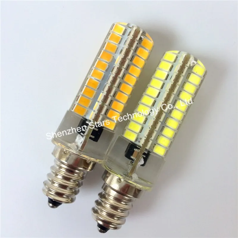 G4 G8 G9 E11 E12 SMD2835 80leds 8 Вт AC110V AC220V светодиодные лампы хрустальные люстры матовый кукурузной формы огни 10 шт./лот