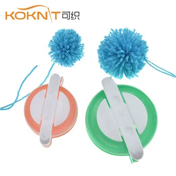 

KOKNIT 4 Different Sizes Pompom Maker Fluff Ball Weaver Needle Craft DIY Wool Knitting Craft Knitting Wool Tool Kit