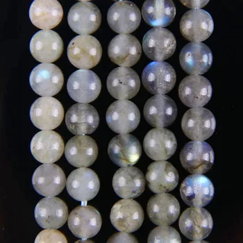 

6MM Labradorite Round Loose Beads Strand 16 Inch Jewelry For Woman Gift Making A201