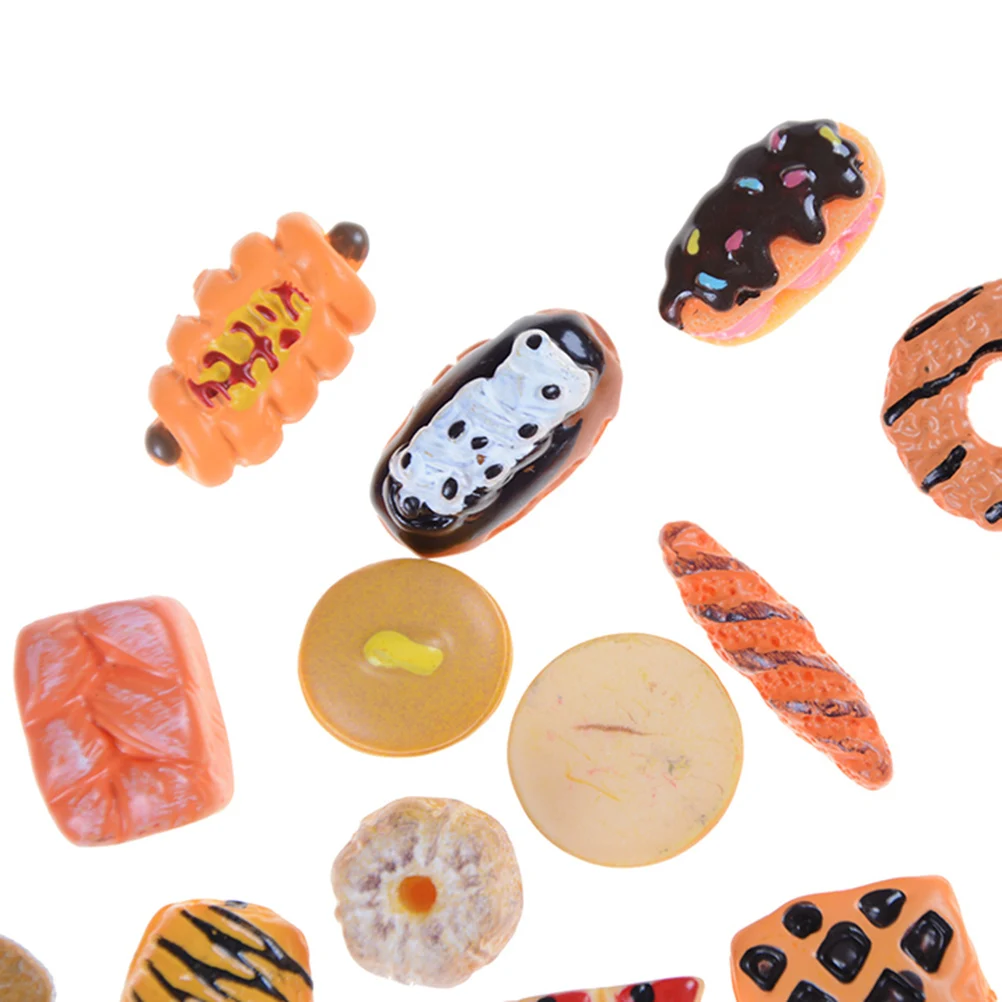 10pcs Home Craft Mini Food Ornament Miniature Dollhouse Decor Doll House Accessories Scale Miniatures