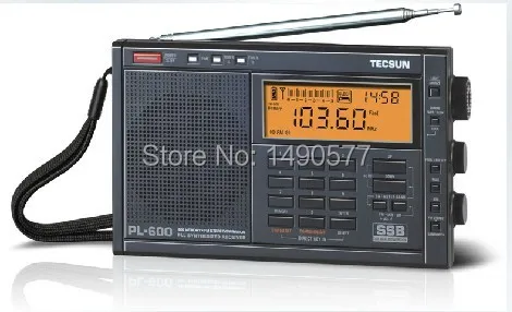 Freeshipping TECSUN PL-600 Full Band FM MW SW SSB PLL SYNTHESIZED Stereo Portable Digital Radio Receiver PL600 | Электроника