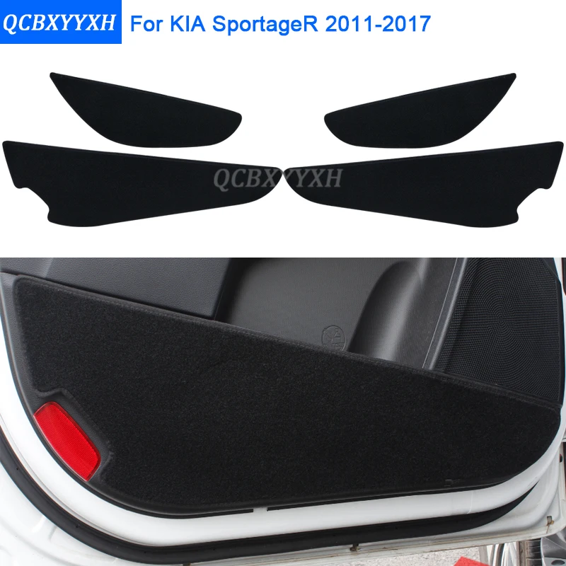 2 цвета автомобиля-Стайлинг протектор боковой край защитная накладка защищенный анти-кик двери коврики крышка для KIA Sportage R 2011