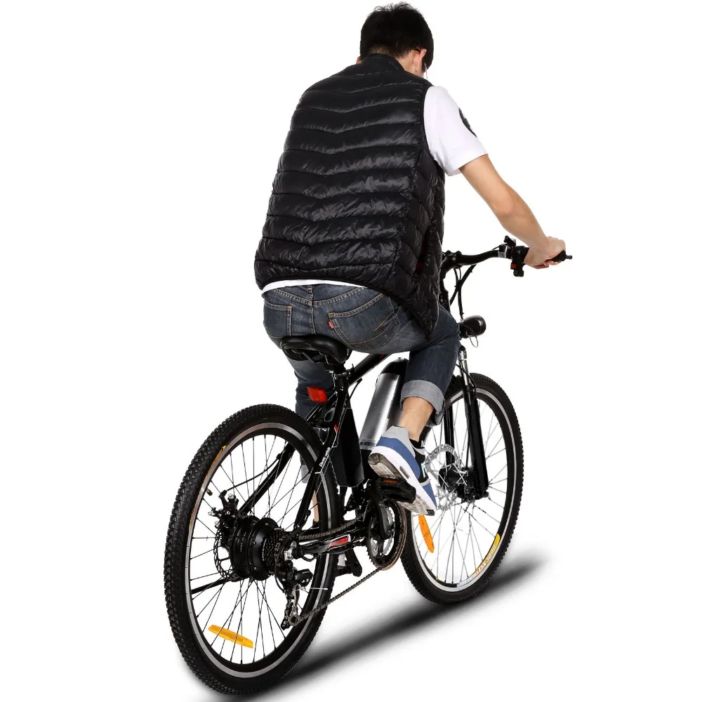 ANCHEER Новый 26 дюймов Электрический велосипед Bicicleta черный вело электровелосипед
