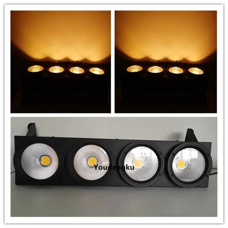 

8 pieces 4 eyes warm white cob light dmx512 LED Matrix Beam Blinder light led matrix panel light